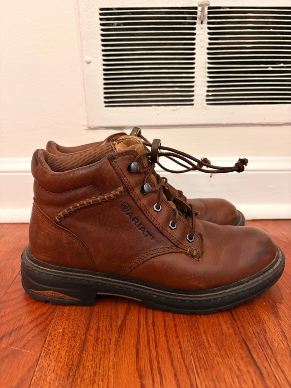 Ariat Women’s Brown Leather Work Boots